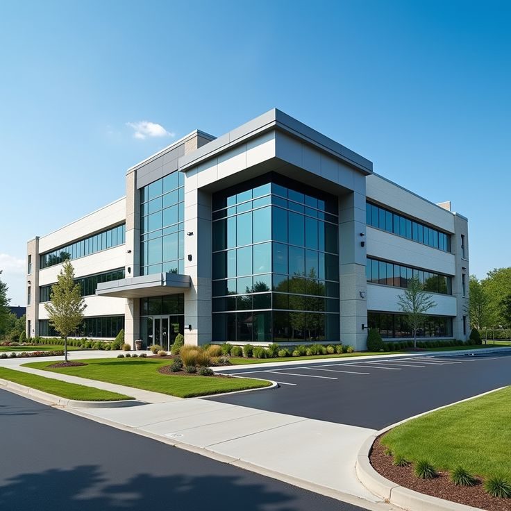 Commercial complex building