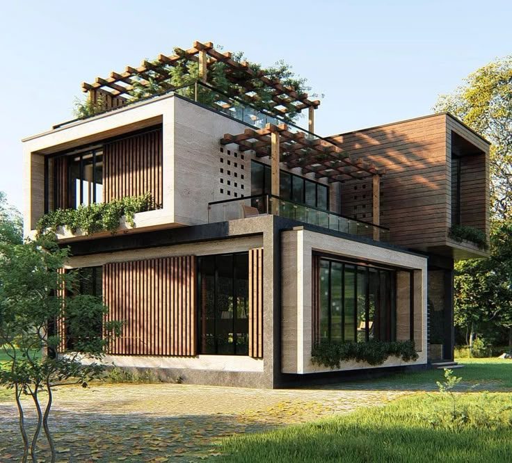 Modern residential house