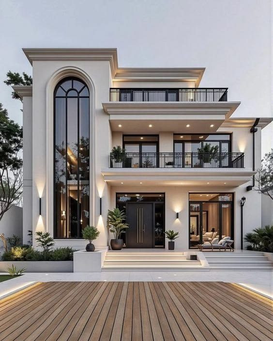 Luxury villa exterior
